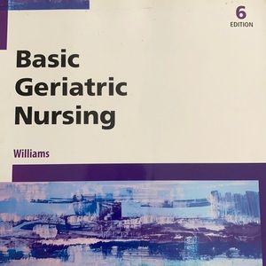 Geriatric nursing book